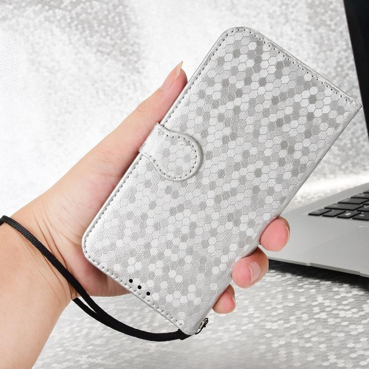 For Xiaomi 17 Ultra Honeycomb Dot Texture Leather Phone Case