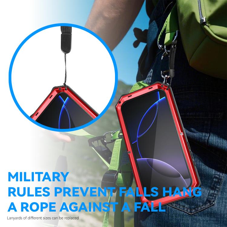 For iPhone 17 Pro Max R-JUST Life Waterproof Dustproof Shockproof Holder Phone Case