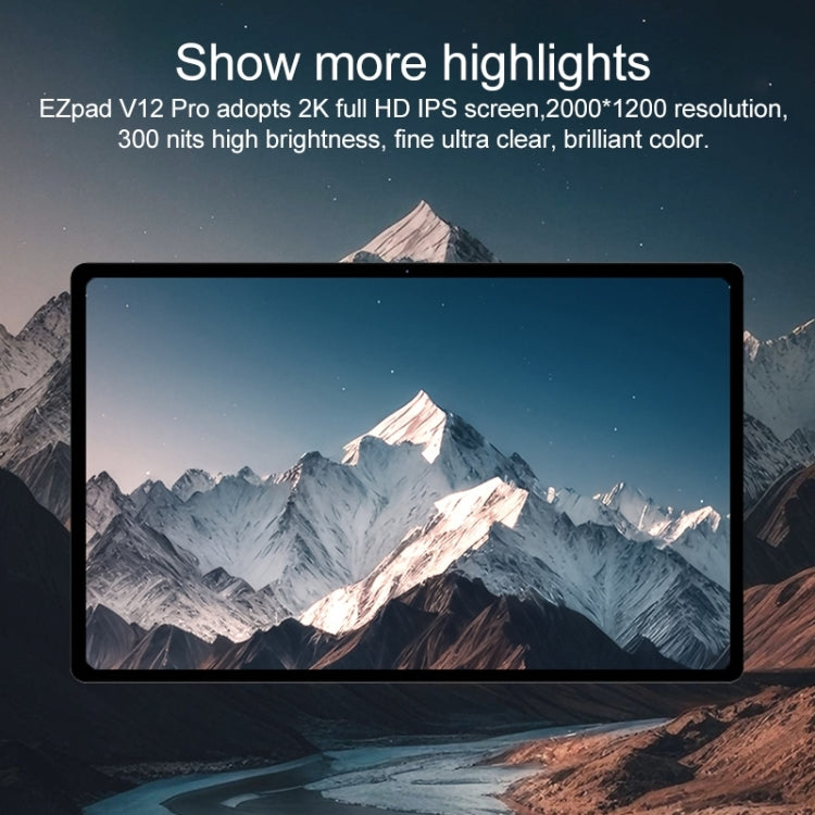 Jumper EZpad V12 Pro Tablet PC, 12GB+256GB, No Keyboard, 12 inch Windows 11 Home OS Intel Alder Lake N95 Quad Core