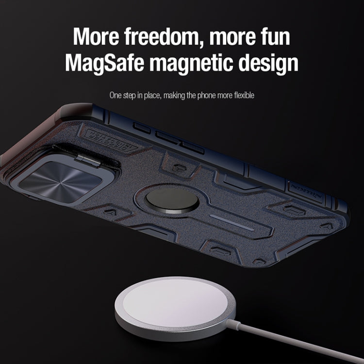 For iPhone 16 Pro Max NILLKIN Black Rhino Prop MagSafe Magnetic PC Phone Case