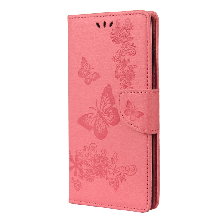For Samsung Galaxy Note20 Butterflies Embossing Horizontal Flip Leather Case with Holder & Card Slots & Wallet