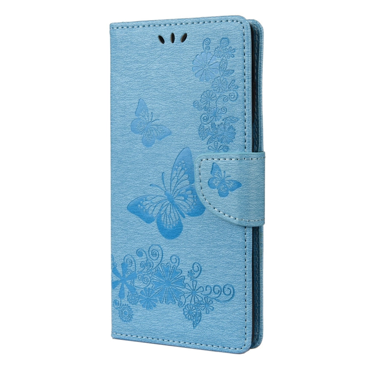 For Samsung Galaxy Note20 Butterflies Embossing Horizontal Flip Leather Case with Holder & Card Slots & Wallet