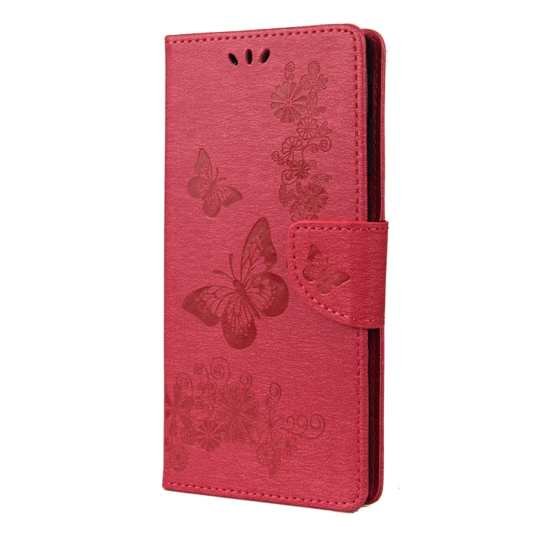 For Samsung Galaxy Note20 Butterflies Embossing Horizontal Flip Leather Case with Holder & Card Slots & Wallet