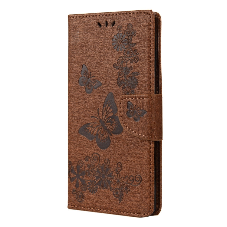 For Samsung Galaxy Note20 Butterflies Embossing Horizontal Flip Leather Case with Holder & Card Slots & Wallet