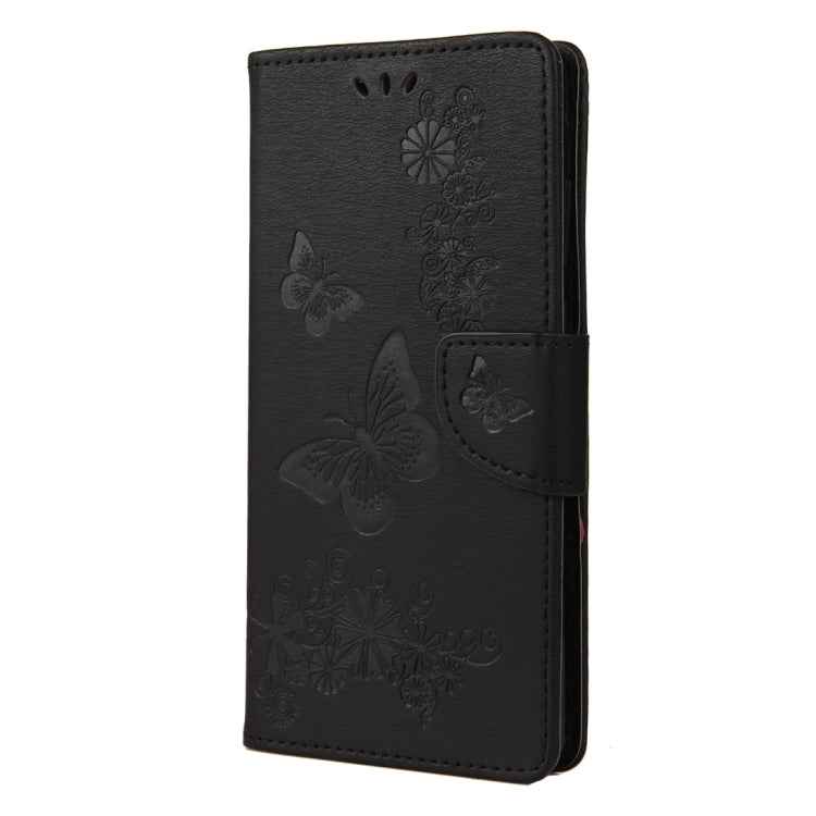 For Samsung Galaxy Note20 Ultra Butterflies Embossing Horizontal Flip Leather Case with Holder & Card Slots & Wallet