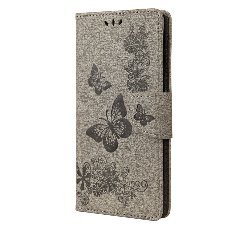 For Samsung Galaxy Note20 Ultra Butterflies Embossing Horizontal Flip Leather Case with Holder & Card Slots & Wallet