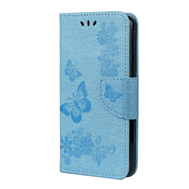 For Samsung Galaxy A01 Core Butterflies Embossing Horizontal Flip Leather Case with Holder & Card Slots & Wallet