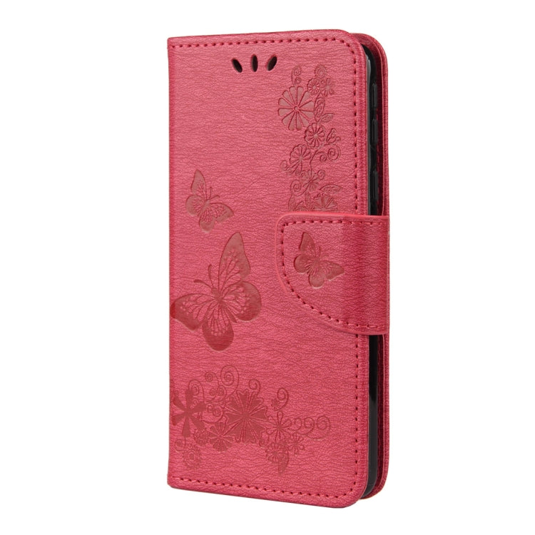 For Samsung Galaxy A01 Core Butterflies Embossing Horizontal Flip Leather Case with Holder & Card Slots & Wallet