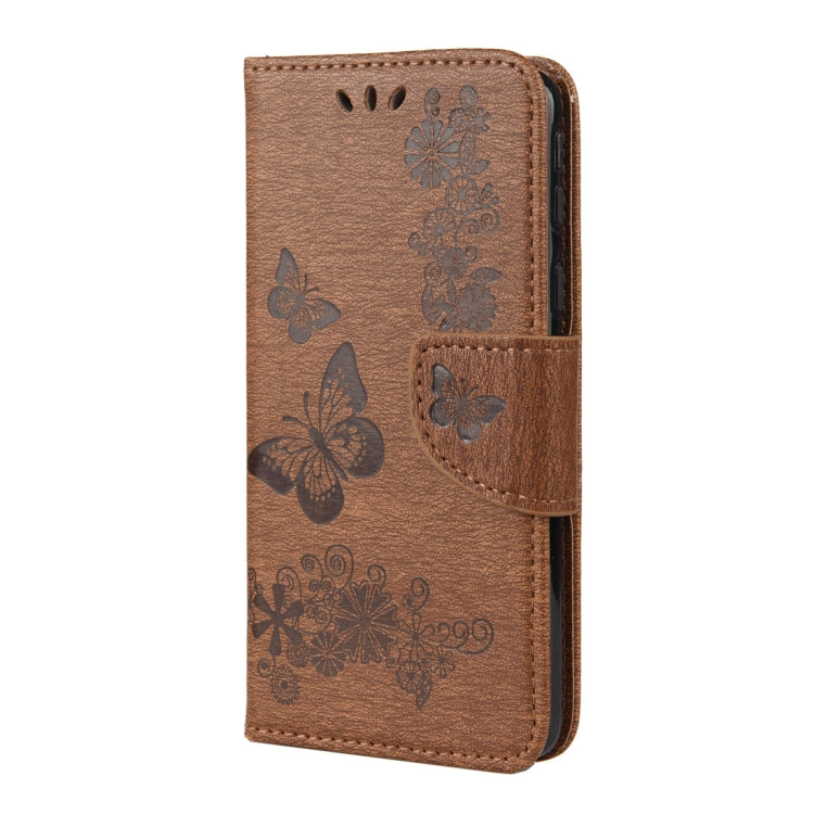 For Samsung Galaxy A01 Core Butterflies Embossing Horizontal Flip Leather Case with Holder & Card Slots & Wallet