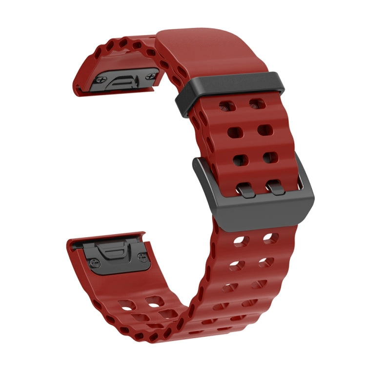 For Garmin 26mm Ocean Quick Release Silicone Watch Band