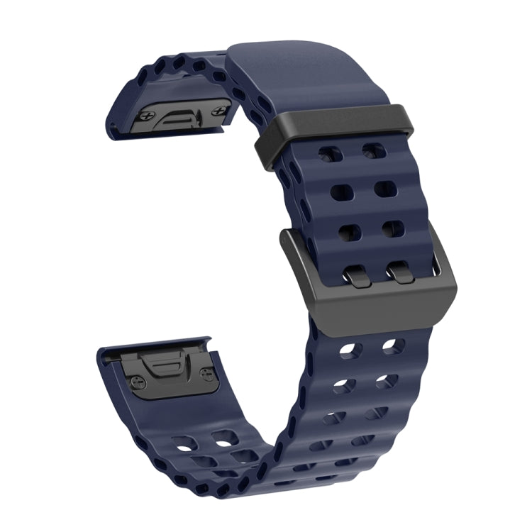 For Garmin 26mm Ocean Quick Release Silicone Watch Band