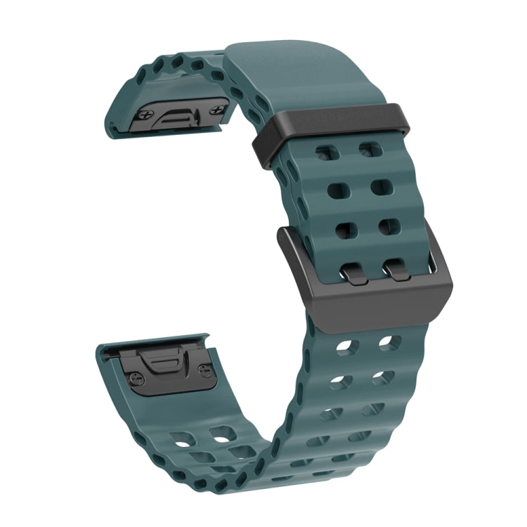 For Garmin 26mm Ocean Quick Release Silicone Watch Band