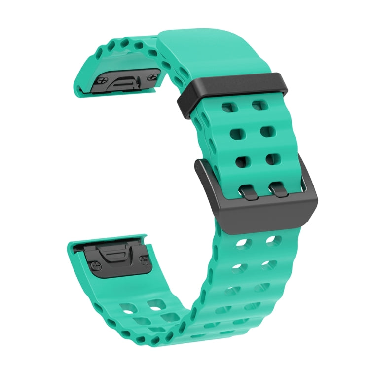 For Garmin 26mm Ocean Quick Release Silicone Watch Band