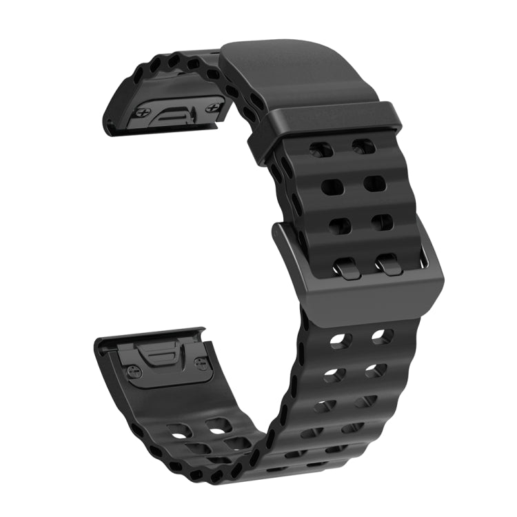 For Garmin 22mm Ocean Quick Release Silicone Watch Band