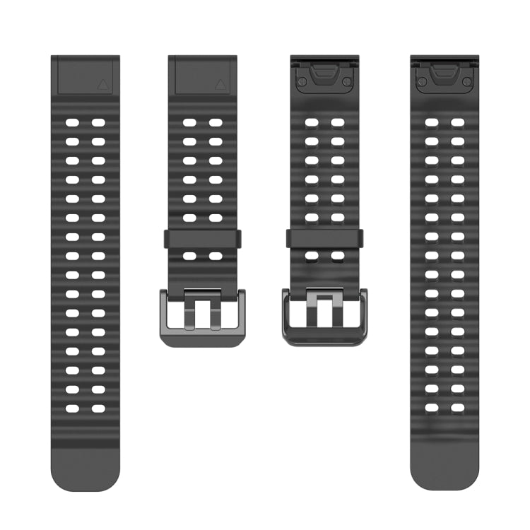 For Garmin 22mm Ocean Quick Release Silicone Watch Band