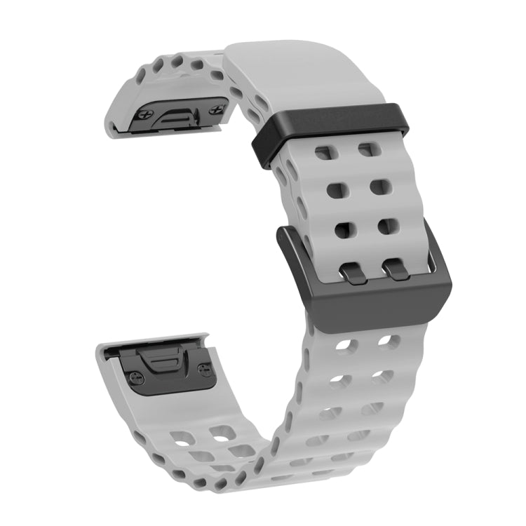 For Garmin 22mm Ocean Quick Release Silicone Watch Band