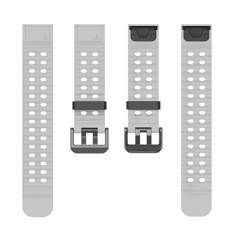 For Garmin 22mm Ocean Quick Release Silicone Watch Band