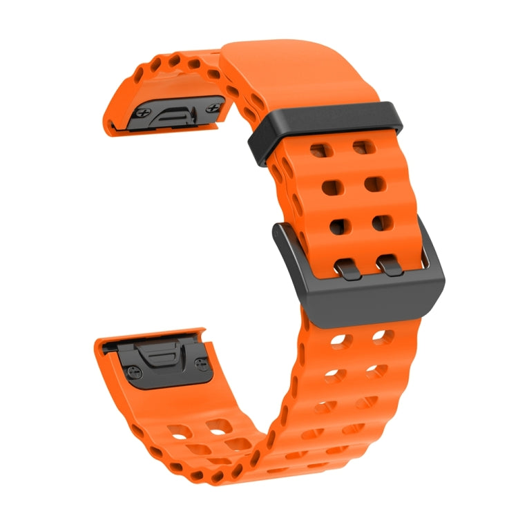 For Garmin 22mm Ocean Quick Release Silicone Watch Band