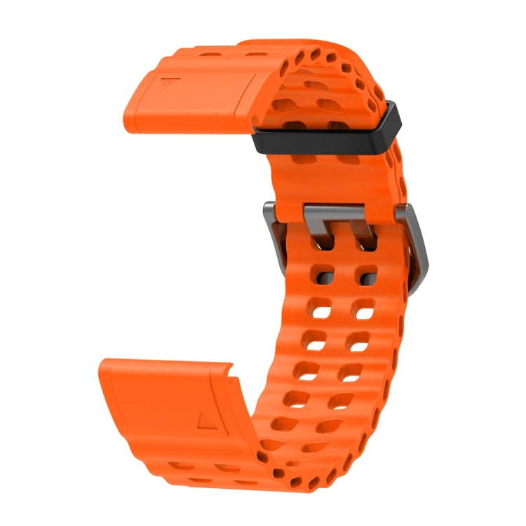 For Garmin 22mm Ocean Quick Release Silicone Watch Band