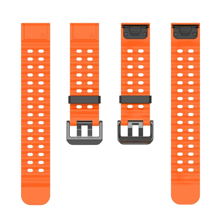 For Garmin 22mm Ocean Quick Release Silicone Watch Band