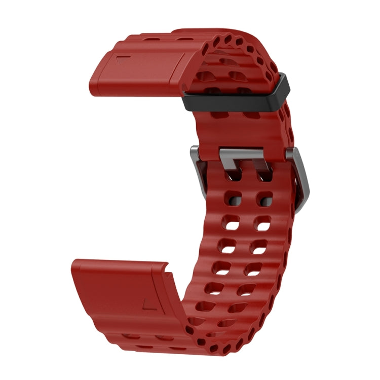 For Garmin 22mm Ocean Quick Release Silicone Watch Band