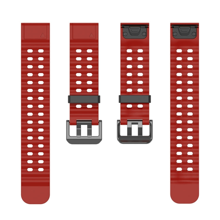 For Garmin 22mm Ocean Quick Release Silicone Watch Band