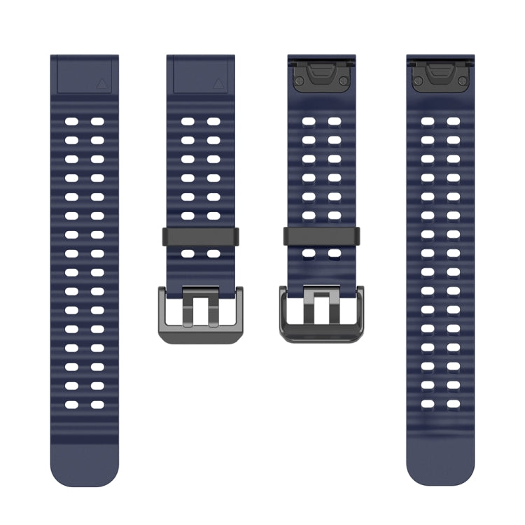 For Garmin 22mm Ocean Quick Release Silicone Watch Band