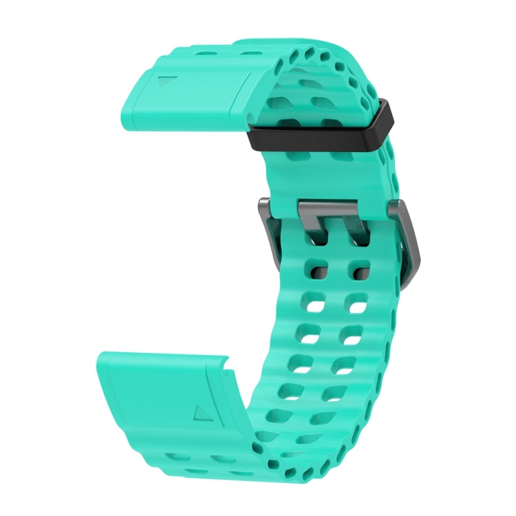 For Garmin 22mm Ocean Quick Release Silicone Watch Band