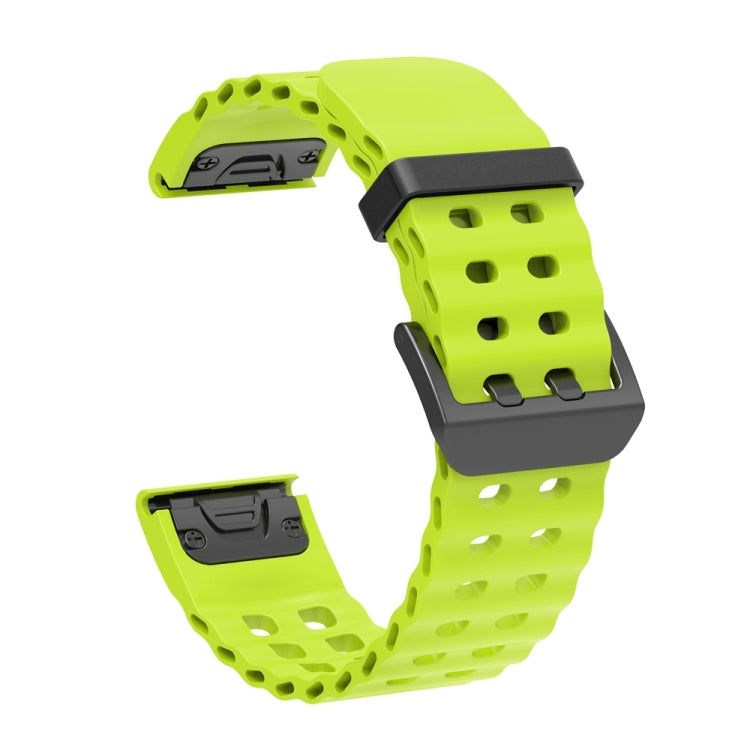 For Garmin 22mm Ocean Quick Release Silicone Watch Band
