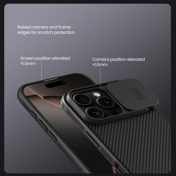For iPhone 16 Pro Max NILLKIN CamShield Pro PC Phone Case