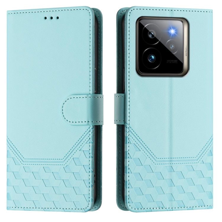 For Realme GT 7 Pro 5G Honeycomb Embossing RFID Leather Phone Case