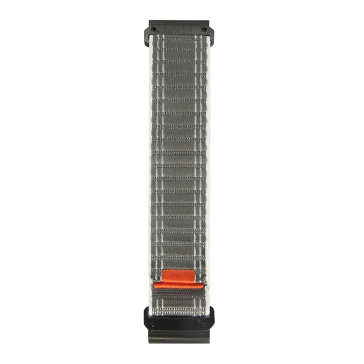 For Garmin 26mm Nylon Loop Hook And Loop Fastener Quick Release Watch Band