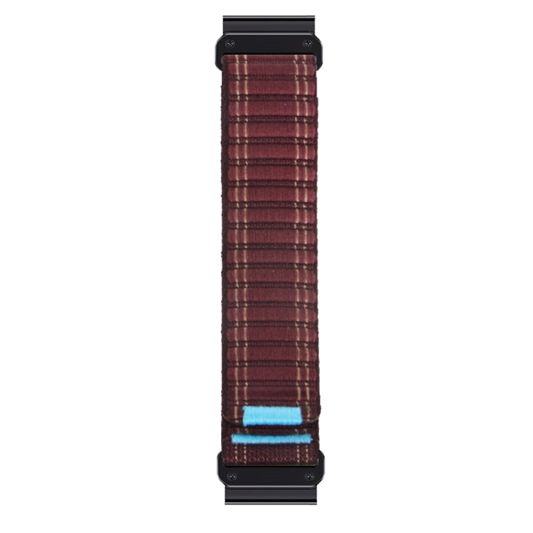 For Garmin 26mm Nylon Loop Hook And Loop Fastener Quick Release Watch Band