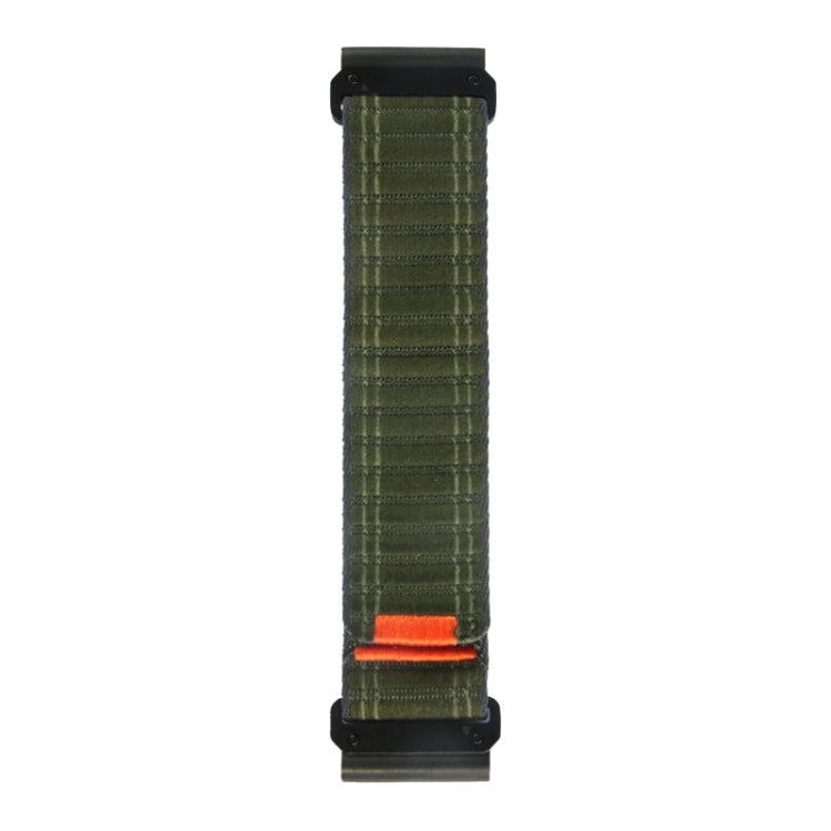 For Garmin 26mm Nylon Loop Hook And Loop Fastener Quick Release Watch Band