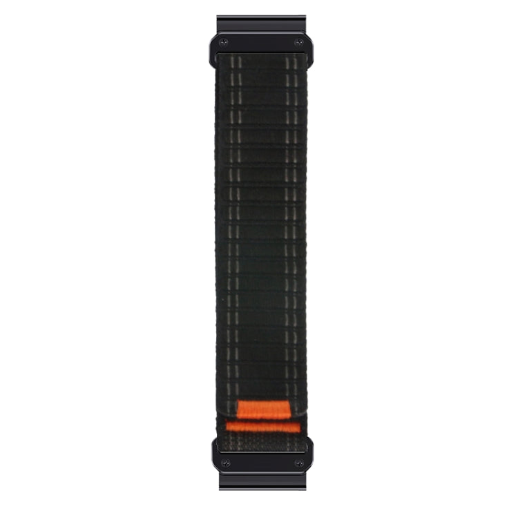For Garmin 22mm Nylon Loop Hook And Loop Fastener Quick Release Watch Band