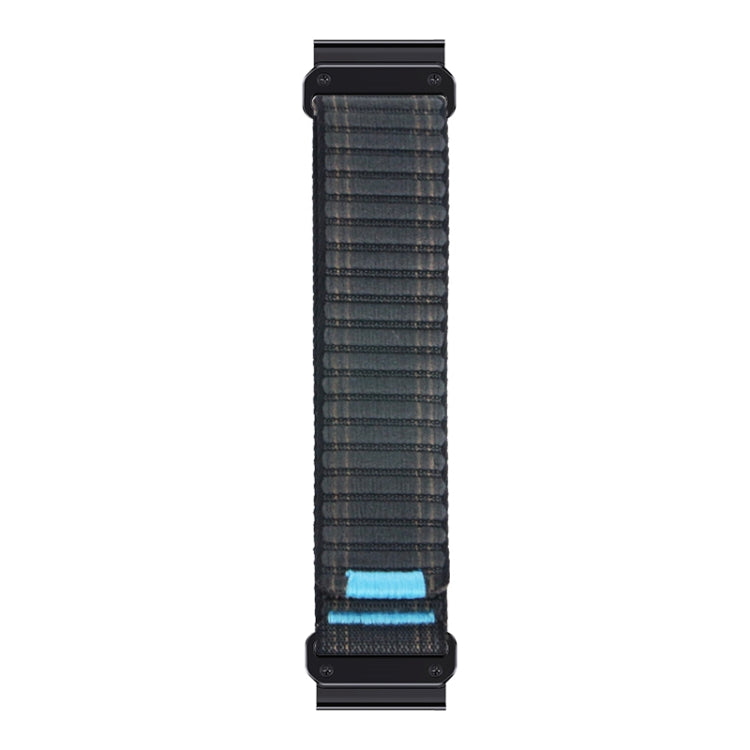 For Garmin 22mm Nylon Loop Hook And Loop Fastener Quick Release Watch Band