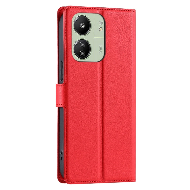 For Redmi 13C Voltage Ultra-thin Dot Leather Phone Case