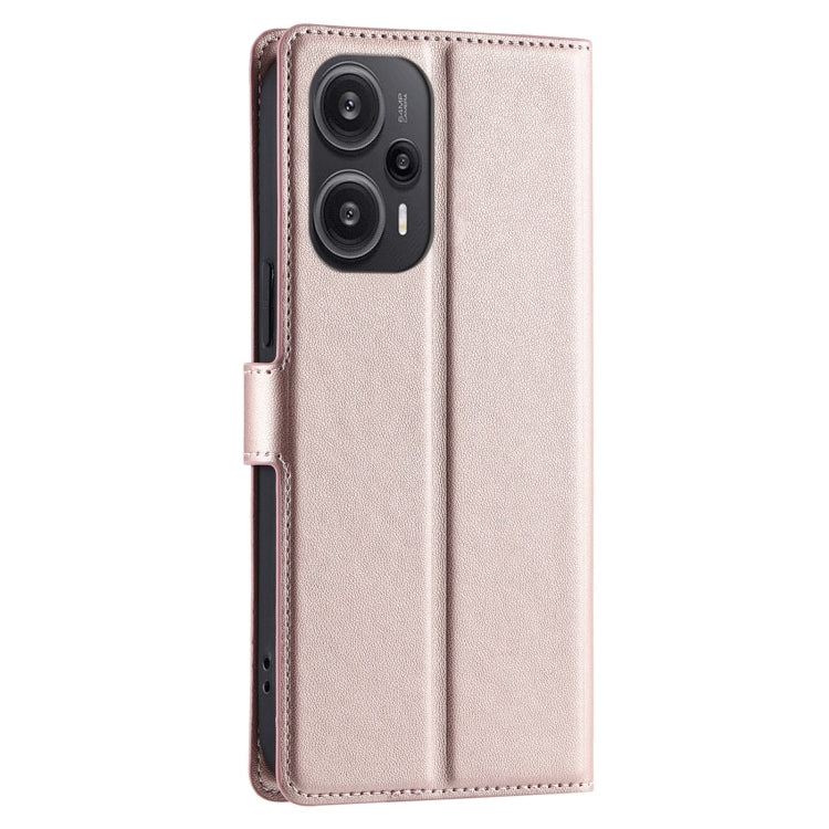 For Redmi Note 12 Turbo 5G Voltage Ultra-thin Dot Leather Phone Case