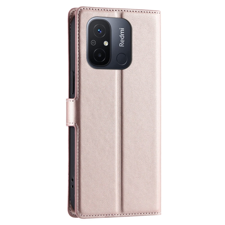 For Redmi 11A 4G Global Voltage Ultra-thin Dot Leather Phone Case