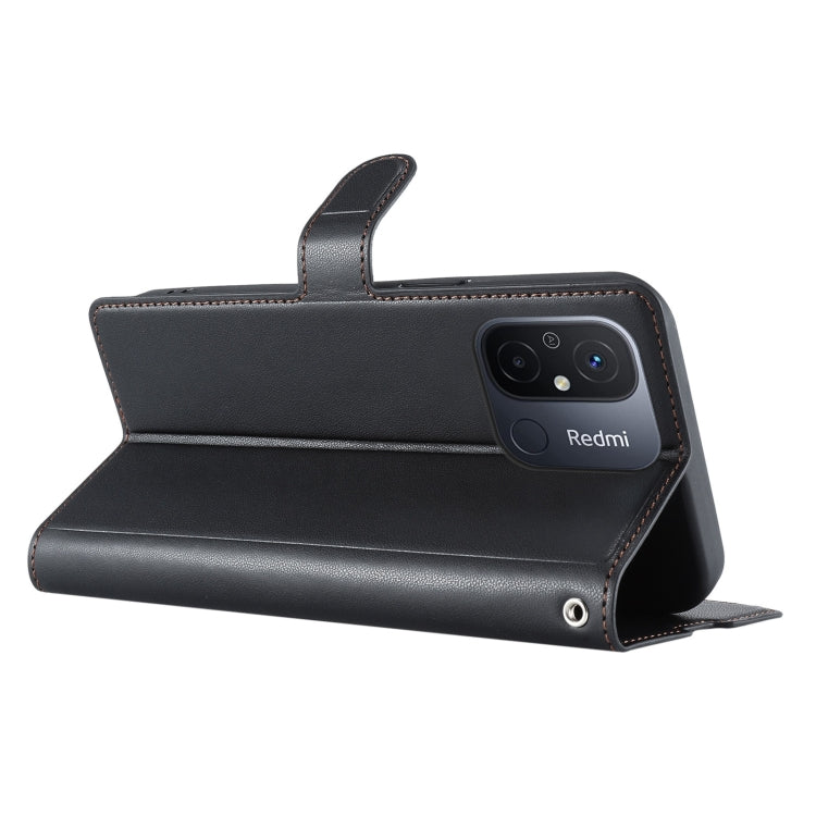 For Redmi 11A 4G Global Voltage Ultra-thin Dot Leather Phone Case