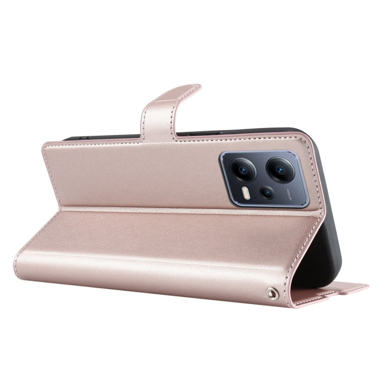 For Redmi Note 12 5G Global Voltage Ultra-thin Dot Leather Phone Case