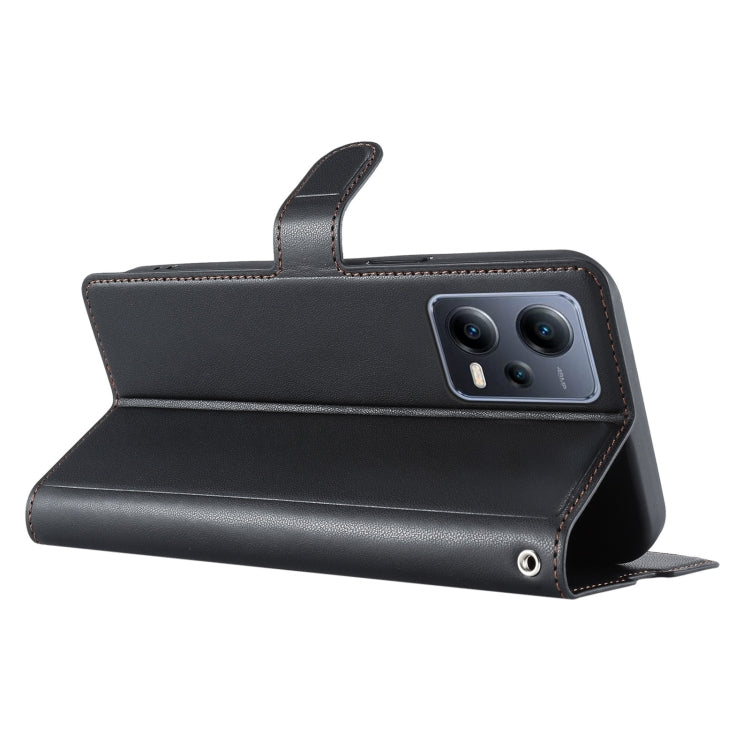 For Redmi Note 12 5G Global Voltage Ultra-thin Dot Leather Phone Case
