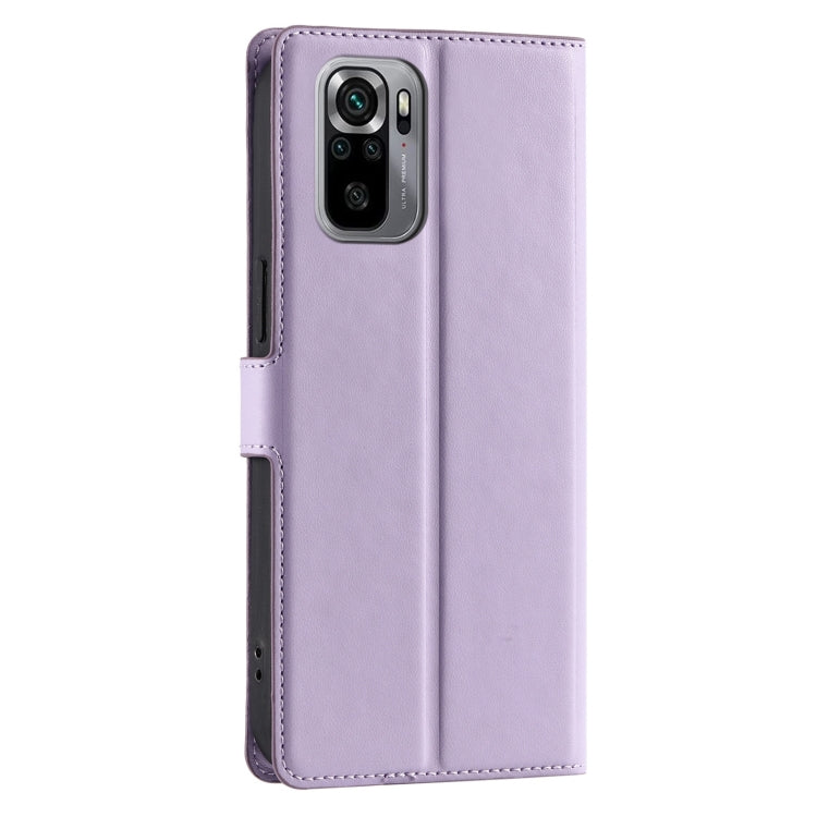 For Redmi Note 10 4G Global Voltage Ultra-thin Dot Leather Phone Case