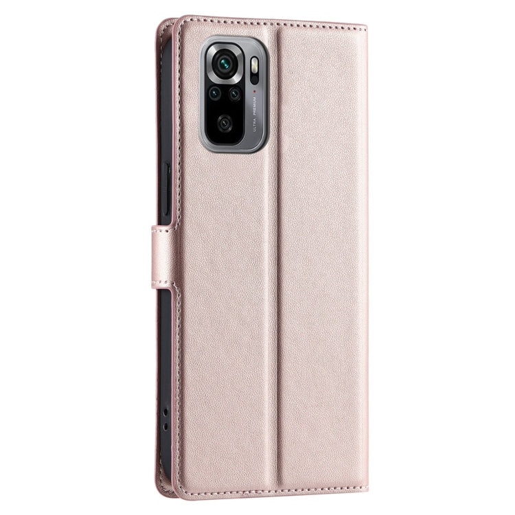 For Redmi Note 10 4G Global Voltage Ultra-thin Dot Leather Phone Case