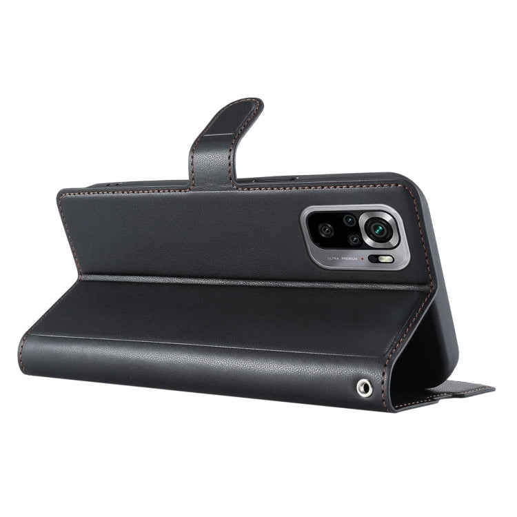 For Redmi Note 10 4G Global Voltage Ultra-thin Dot Leather Phone Case