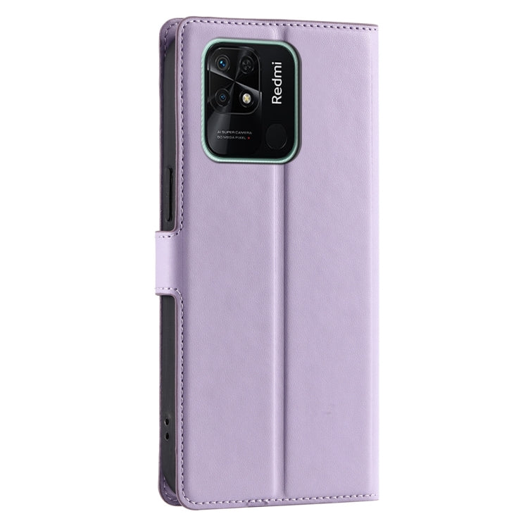 For Redmi 10C Global / 10 India / 10 Power Voltage Ultra-thin Dot Leather Phone Case