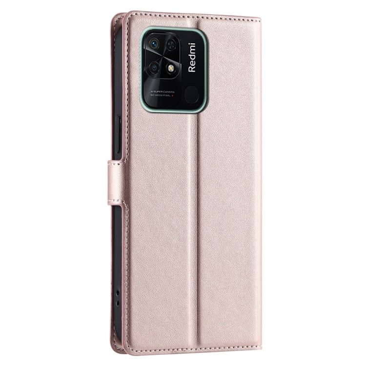 For Redmi 10C Global / 10 India / 10 Power Voltage Ultra-thin Dot Leather Phone Case