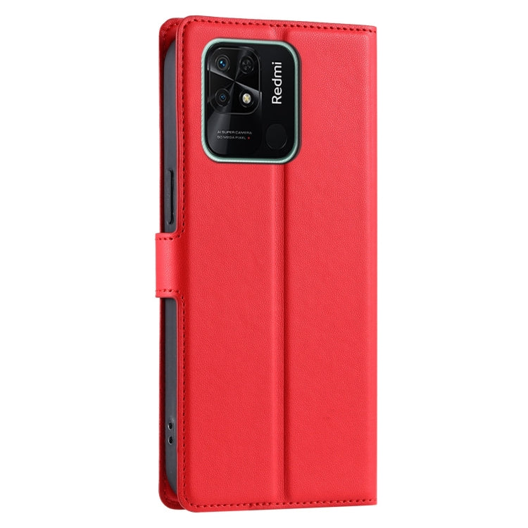 For Redmi 10C Global / 10 India / 10 Power Voltage Ultra-thin Dot Leather Phone Case