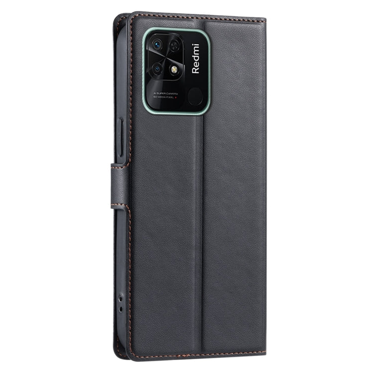 For Redmi 10C Global / 10 India / 10 Power Voltage Ultra-thin Dot Leather Phone Case