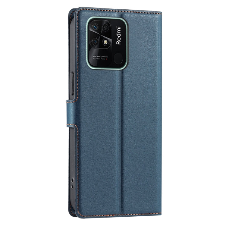 For Redmi 10C Global / 10 India / 10 Power Voltage Ultra-thin Dot Leather Phone Case